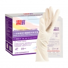 高邦604-010049彎型麻面TPU覆層無(wú)粉一次性使用滅菌橡膠外科手套