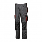 思而MC1811C3黑紅色滌棉多口袋長(zhǎng)褲