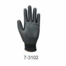 雷克蘭7-3102黑色PU涂層勞保手套 雷克蘭7-3102黑色PU涂層勞保手套