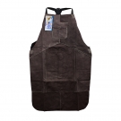 友盟AP-6100炭啡色全皮護胸焊工服 友盟AP-6100炭啡色全皮護胸焊工服