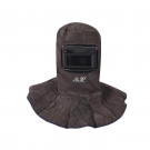 友盟AP-3001碳啡色牛皮電焊頭罩 友盟AP-3001碳啡色牛皮電焊頭罩