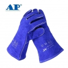 友盟AP-0160藍色牛二層皮電焊手套
