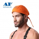 友盟AP-6710橙紅色阻燃布焊帽 友盟AP-6710橙紅色阻燃布焊帽