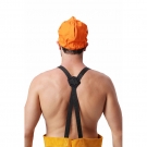 友盟AP-6630橙紅色阻燃布焊帽 友盟AP-6630橙紅色阻燃布焊帽