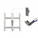 建鋼660602爬梯垂直軌道式防墜落系統