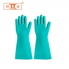 踏雪耐酸橡膠防化堿手套