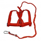 宏建丙綸紅色雙背B型安全帶