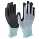 好員工N307L尼龍萊卡丁腈發泡涂層手套