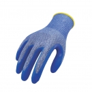 思衛爾3900-2藍色18針A5級丁腈浸掌滌綸金屬絲HPPE防割手套