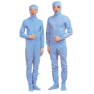 嘉柏利通L-3112普通款藍色三連體潔凈服