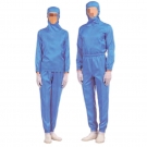 嘉柏利通F-1116海藍色套頭式分體潔凈服