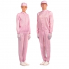 嘉柏利通F-2113粉色立領(lǐng)拉鏈?zhǔn)椒煮w潔凈服