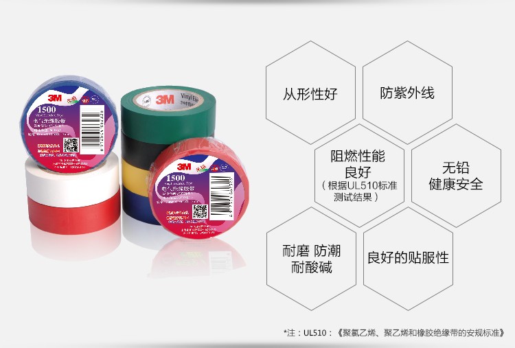 3M1500絕緣膠帶圖片3