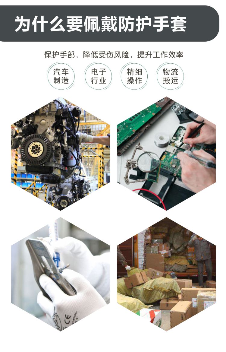 賽立特N10551-7尼龍PU涂指勞保手套圖片2