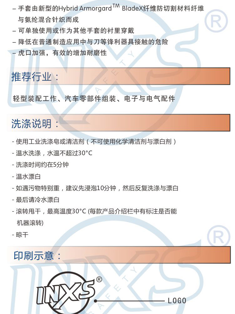 賽立特ST57001-10虎口加強(qiáng)3級(jí)防割手套圖片5