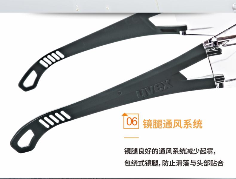 UVEX優唯斯9065129防刮擦防霧防護眼鏡圖片11