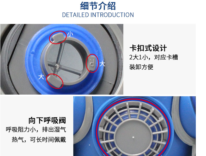 思創ST-M60G-3硅膠半面罩防毒面具圖片15