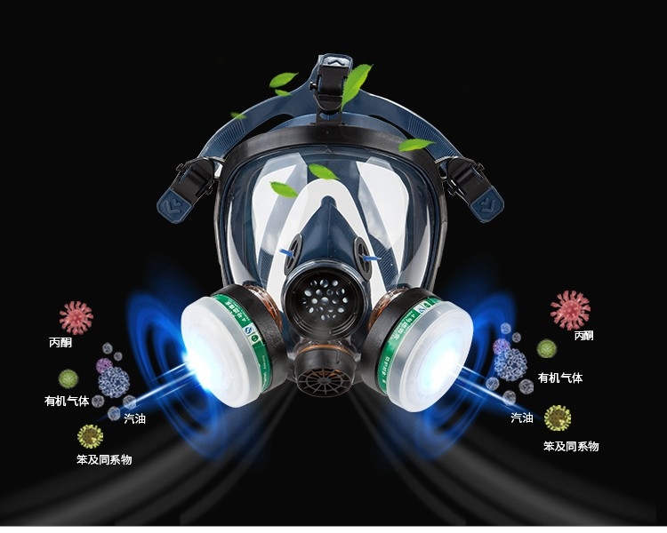 思創ST-S100-3硅膠全面罩防毒面具圖片8