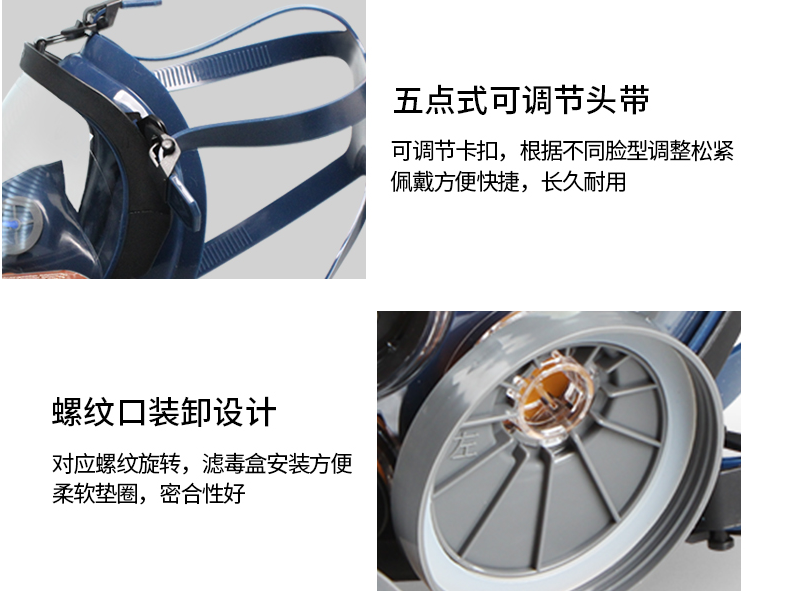 思創(chuàng)ST-S100X-3橡膠全面罩防毒面具圖片15