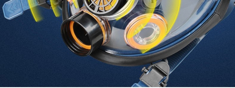 思創ST-S100X-2橡膠全面罩防毒面具圖片11