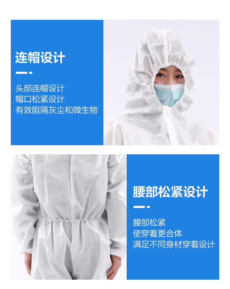 可孚連體一次性醫用隔離衣圖片9
