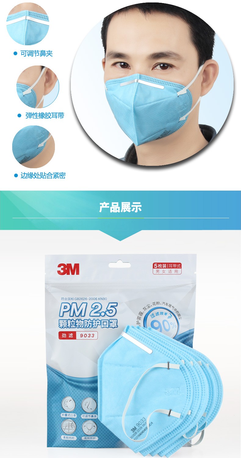3M9033防塵口罩圖片5