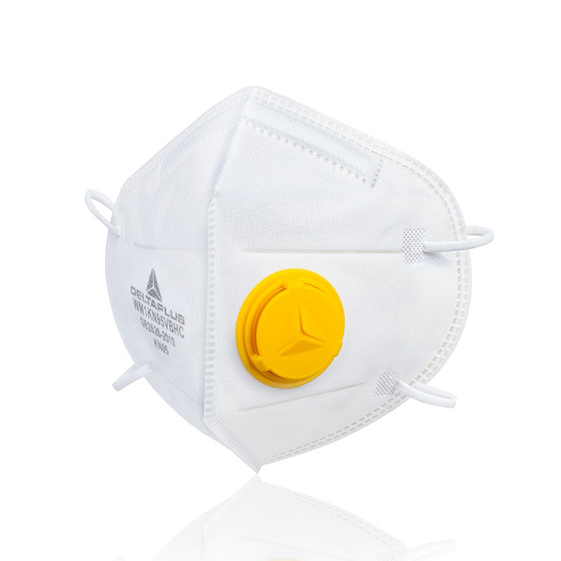 代爾塔104098無紡布豎折帯閥KN95防塵口罩圖片