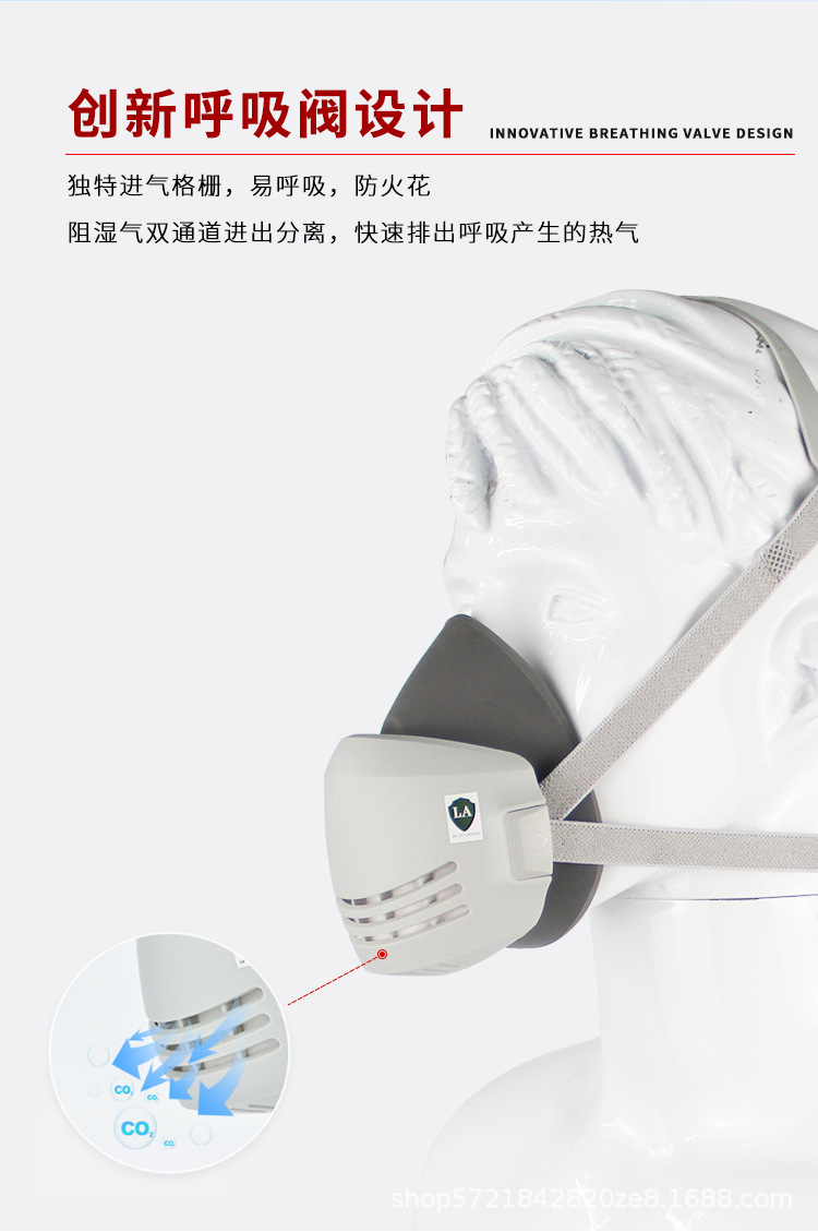 思創ST-100C橡膠防塵面具圖5