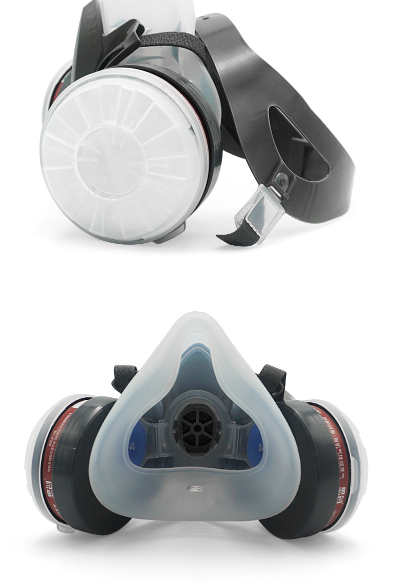 思創ST-M40-1B硅膠雙罐防毒面具圖10