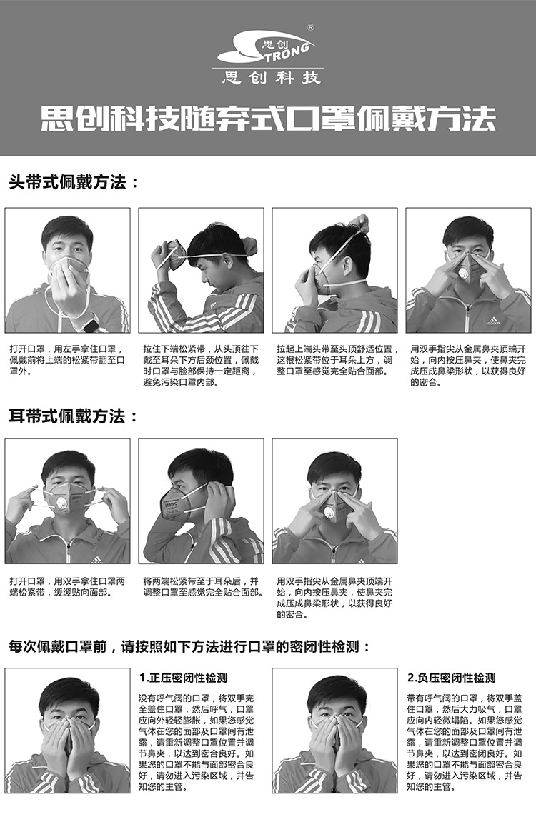 思創ST-AC9502Z KN95頭帶式防塵口罩圖8
