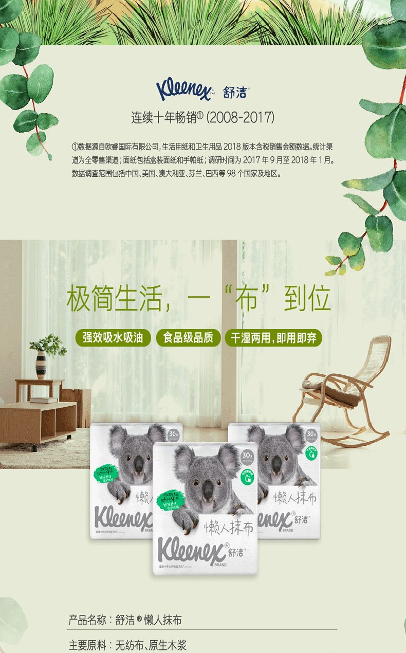 金佰利94430舒潔懶人抹布圖2