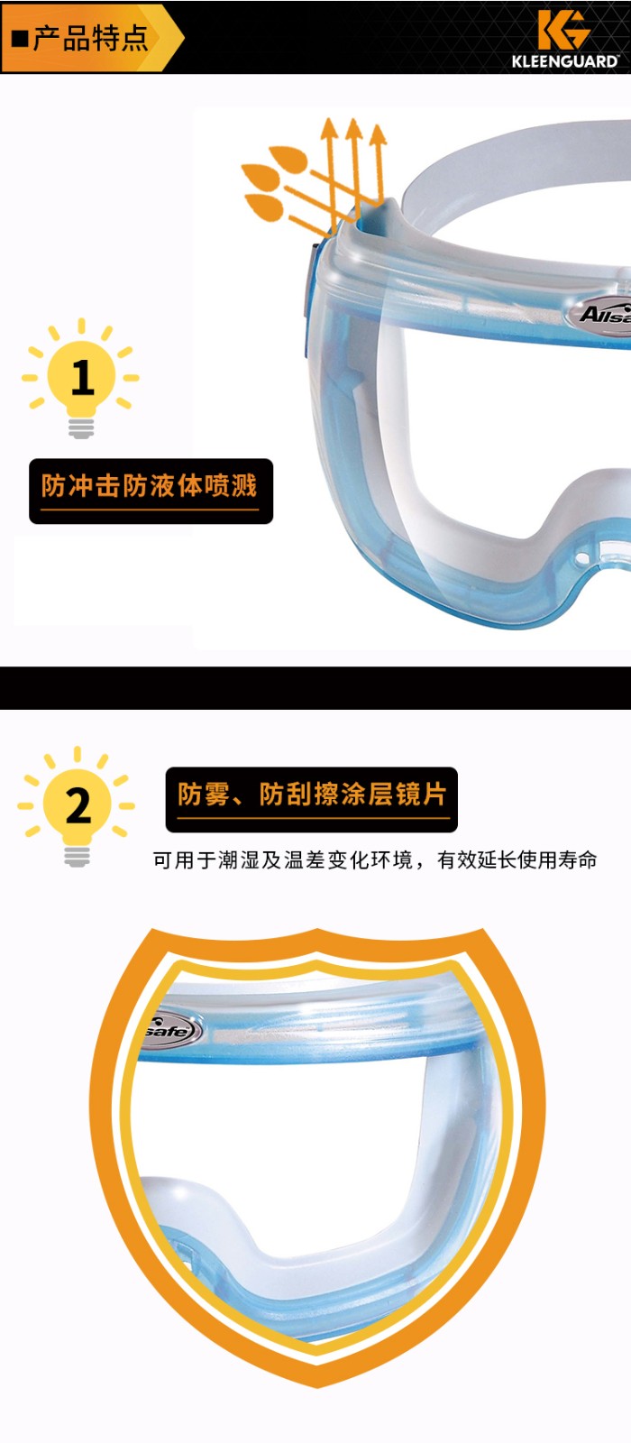 金佰利14399護目鏡圖3