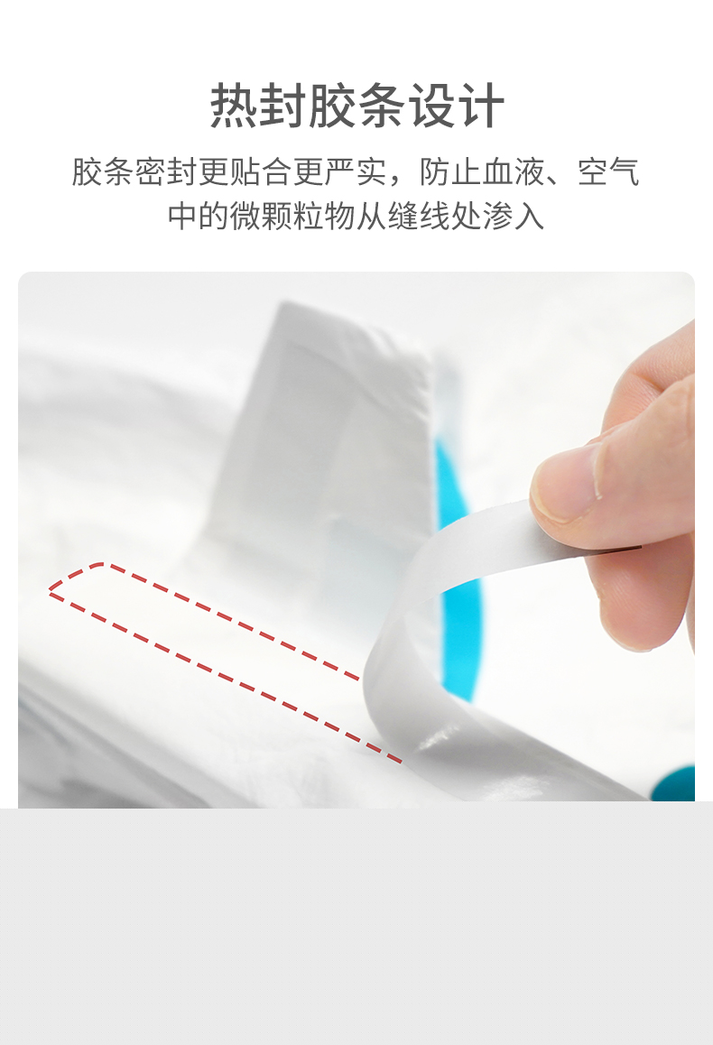 穩(wěn)健604-008224-165醫(yī)用防護(hù)服圖5