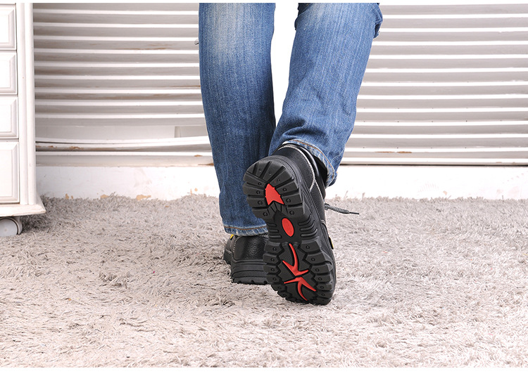 尊獅牛皮防砸防刺穿安全鞋圖片21