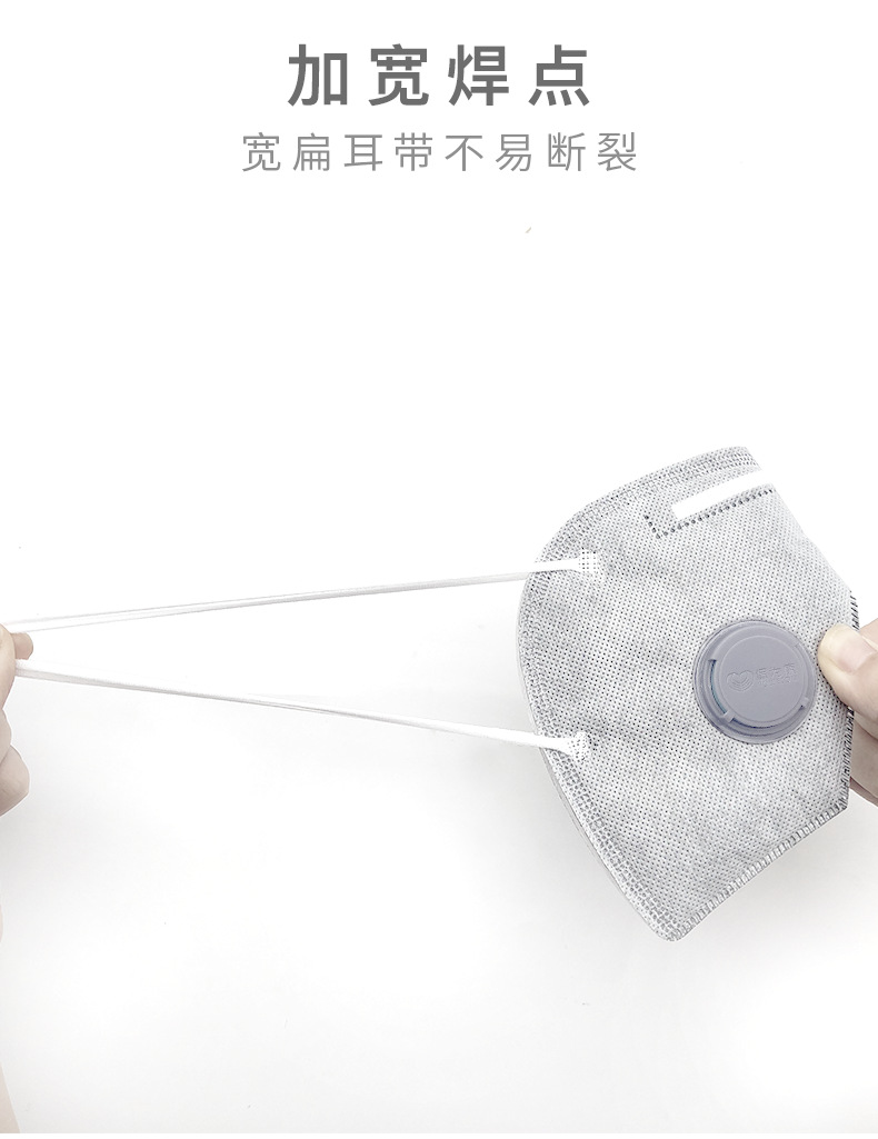 保為康1866V KN95帶呼吸閥防塵口罩圖片9