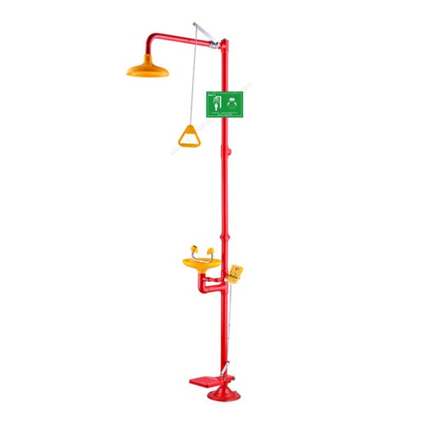 潤旺達(dá)WJH0358A紅色復(fù)合式洗眼器圖片