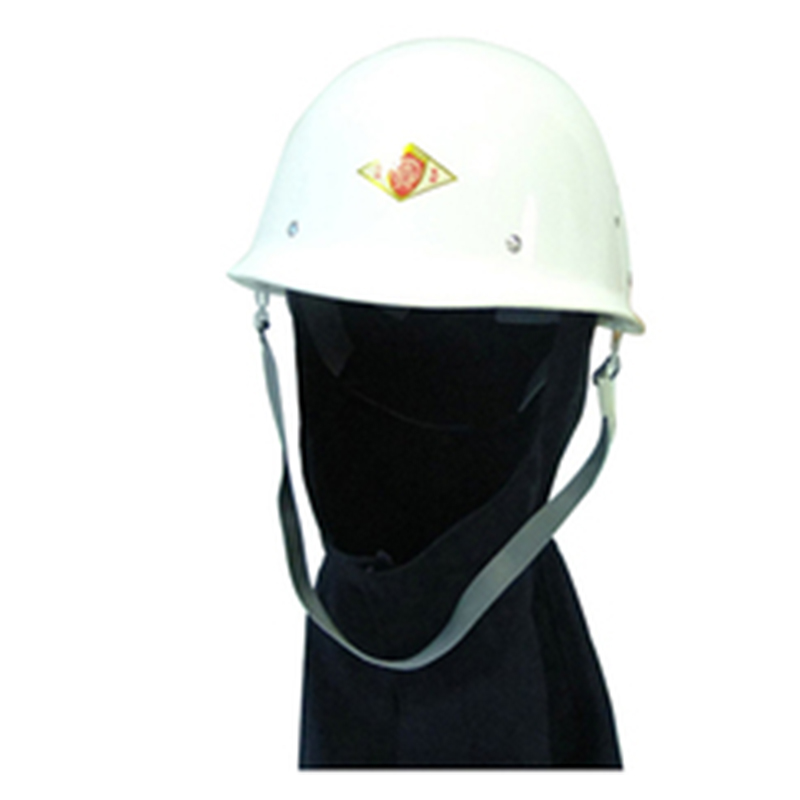 盾牌白色安全帽加阻燃披肩圖片