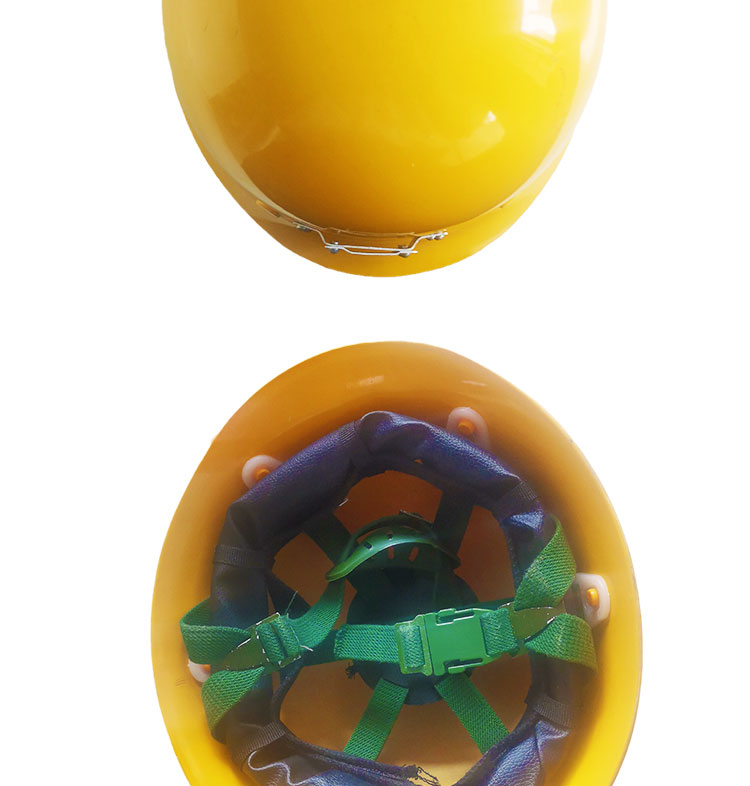 盾牌黃色防沖擊礦工安全帽圖片5