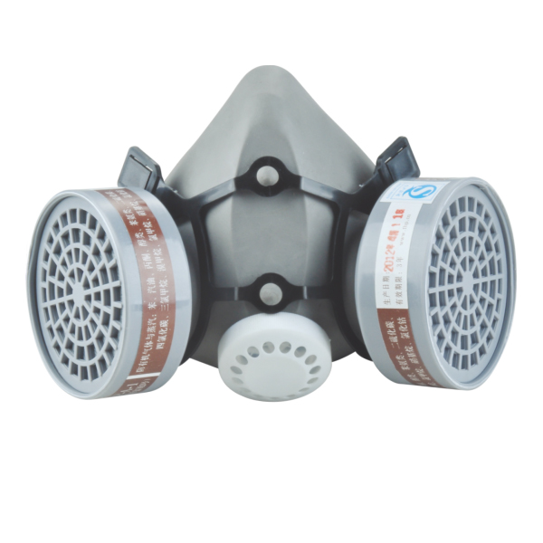 以勒H9680A雙濾盒半面罩防毒面具圖片