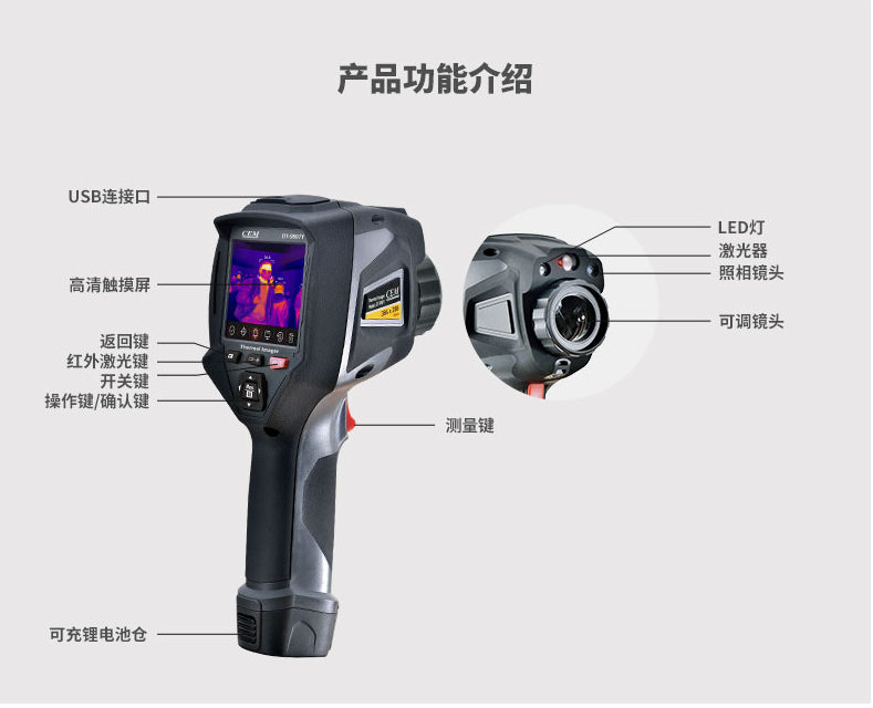 華盛昌DT-9897Y AI智能人臉識(shí)別溫度篩查熱像儀圖片2