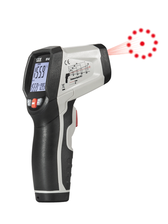 華盛昌DT-836A二合一環(huán)形激光紅外線測溫儀