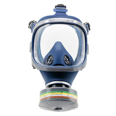 高瑪1011-D自吸過(guò)濾式單濾盒全面罩防毒面具圖片