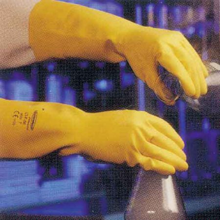 羿科60600702 LT-F-06防化乳膠手套圖片