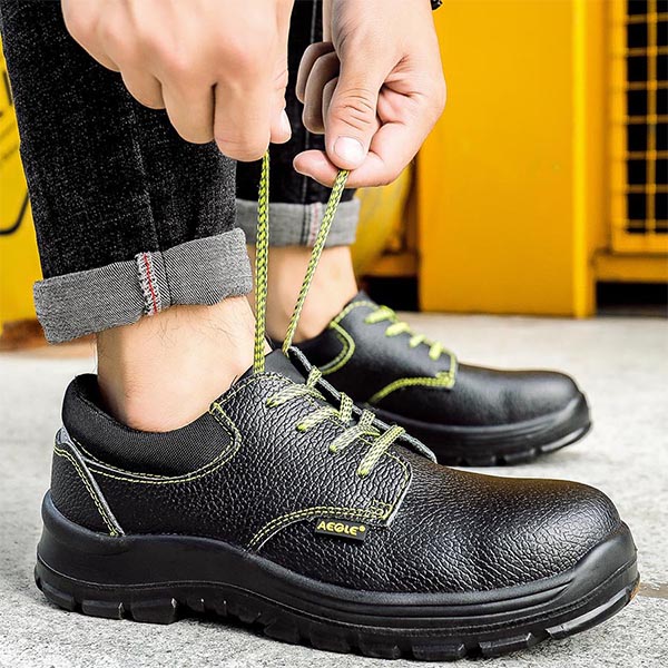 羿科60718105低幫鋼頭防靜電安全鞋圖片