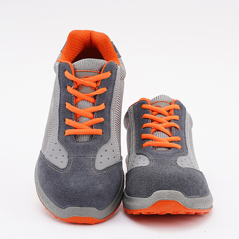 巴盾6518軟底防砸防刺穿網布低幫安全鞋圖片2