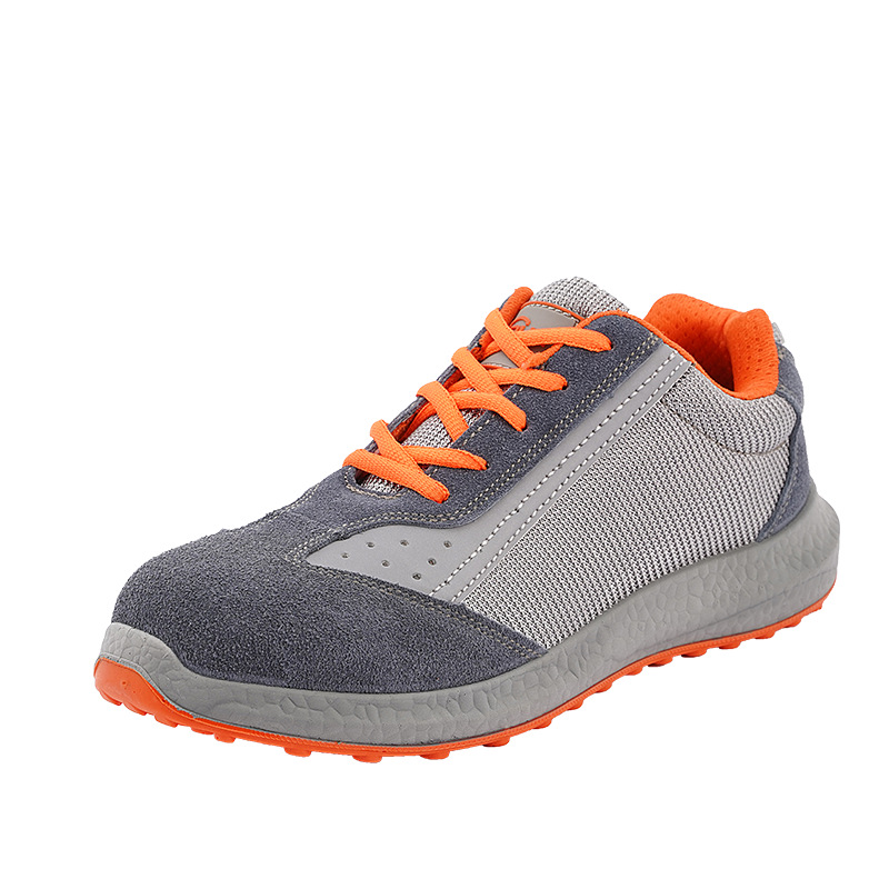 巴盾6518軟底防砸防刺穿網布低幫安全鞋圖片3