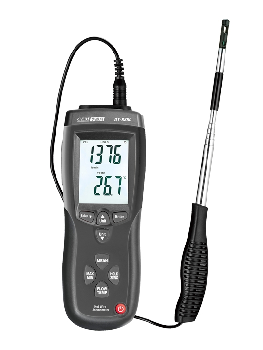 華盛昌DT-8880熱敏式便攜手持式風速儀圖片2
