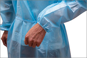 永霏M230連身式PP+PE膜一次性使用隔離衣圖片3