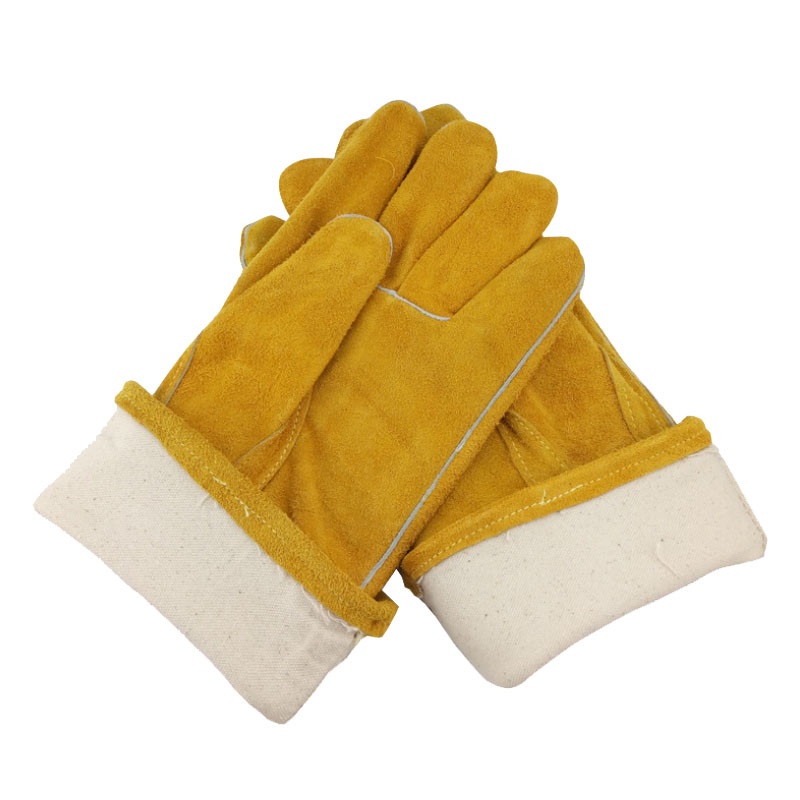 威仕盾G-0393黃色電焊手套圖片2