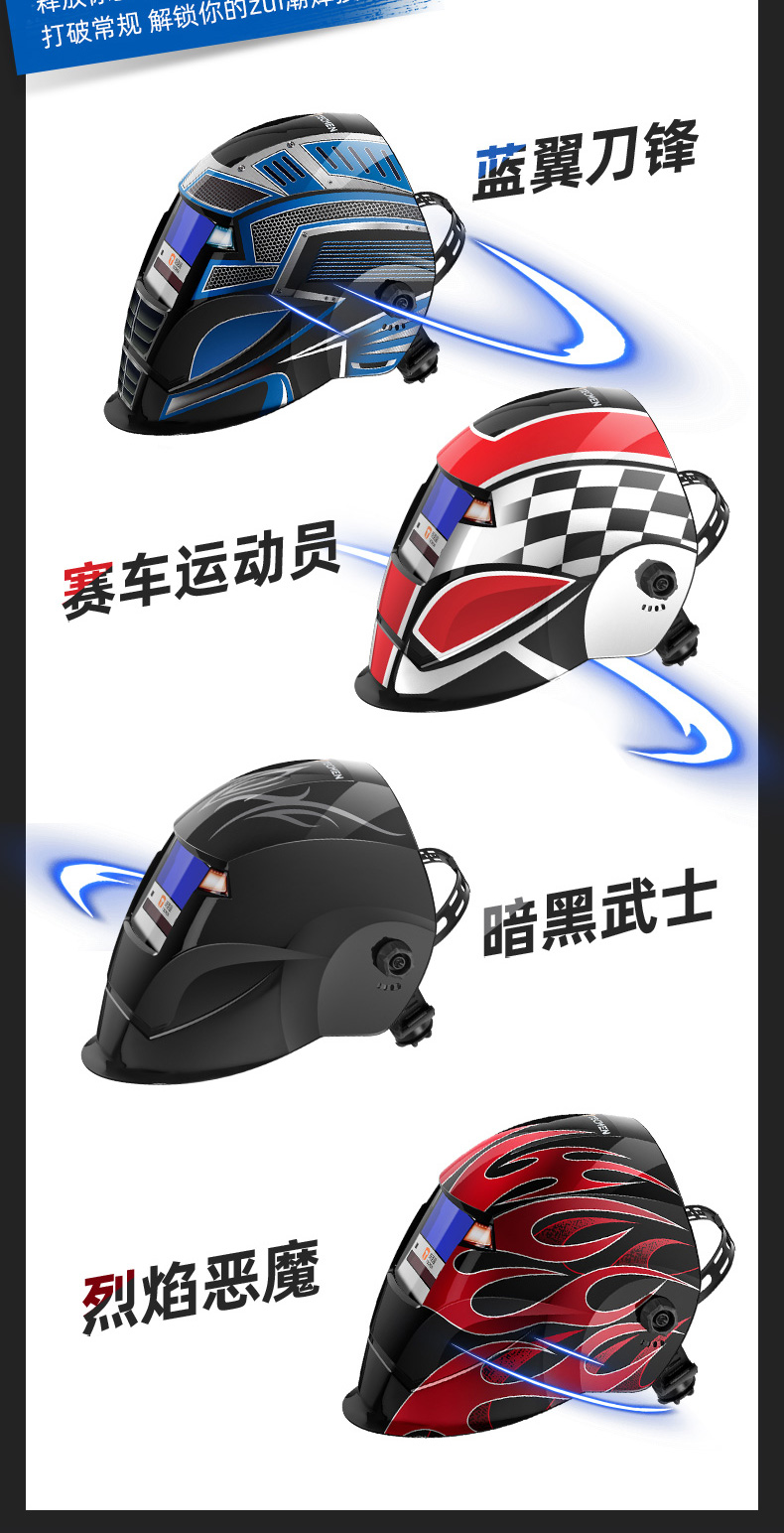 泰克曼720S自動變光焊接面罩圖片2